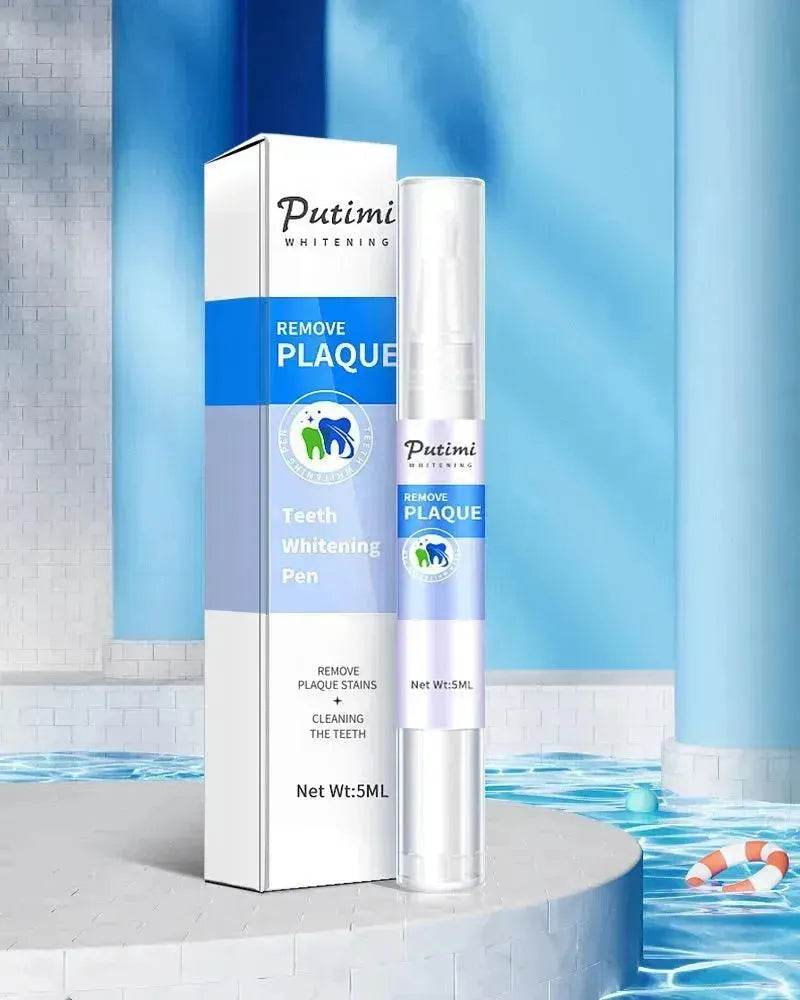 Teeth whitening plaque cleansing solution