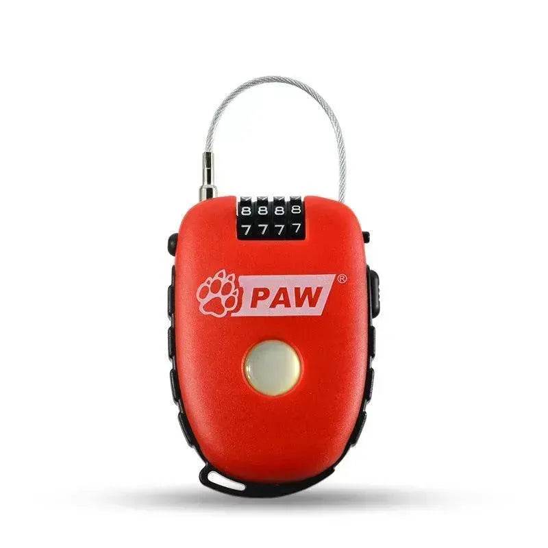 Telescopic wire rope code lock