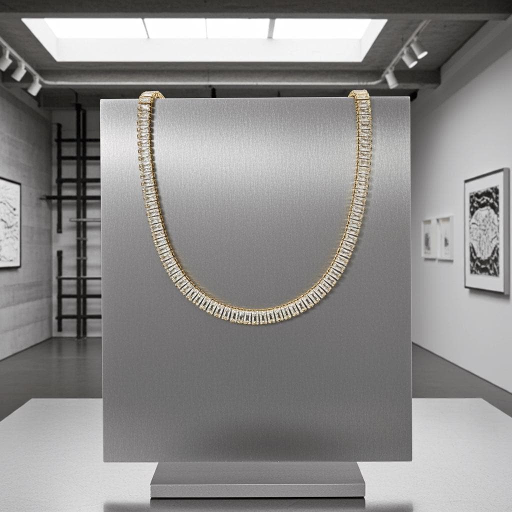 Zirconia Diamonds Tennis Necklace | Elegant Necklace