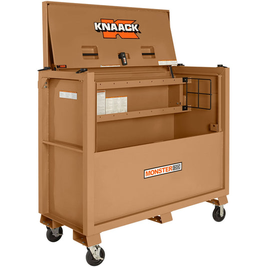 Monster Box™ Caisse-à-outils Piano, 66" L x 30" P x 54-1/2" H, Beige