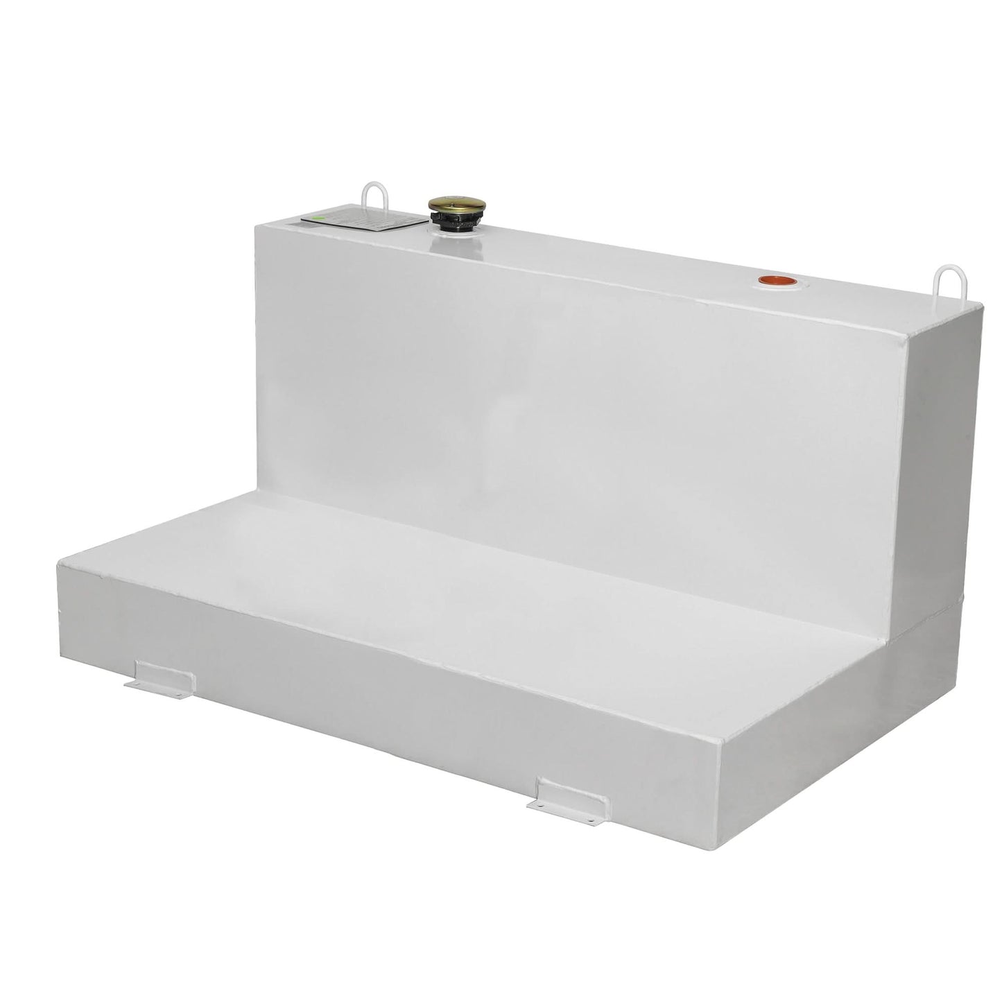 Réservoir de transfert de carburant en acier, acier, capacité de 100 gallons, blanc