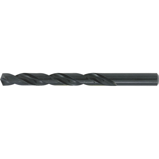 JET-KUT Black Oxide Jobber Drill Bit, High Speed Steel, 3/8", 135° Point Angle