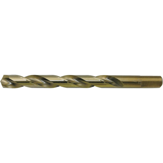 JET-KUT® Gold Super Premium M2 Jobber Drill Bit, High Speed Steel, 15/32", 135° Point Angle