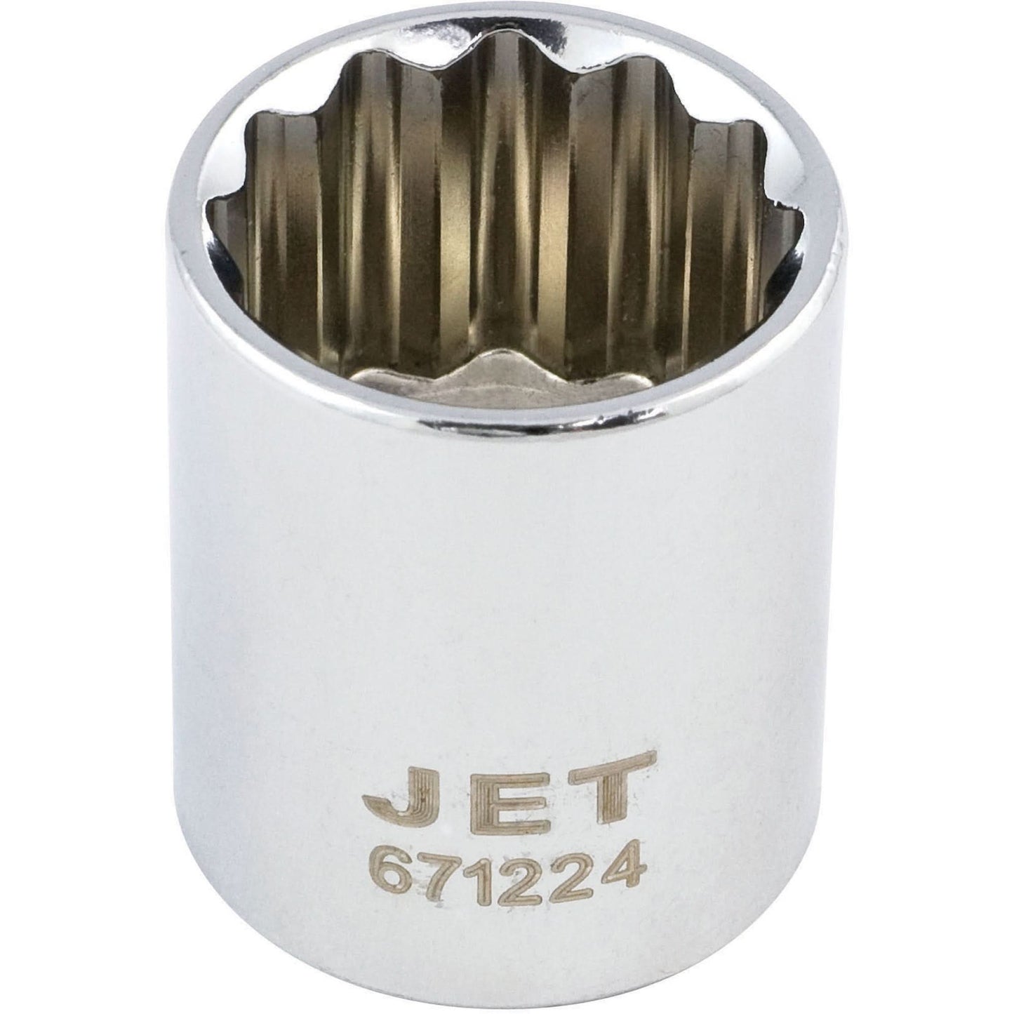 Chrome Socket, 3/4", 3/8" Drive, 6 Points, Deep