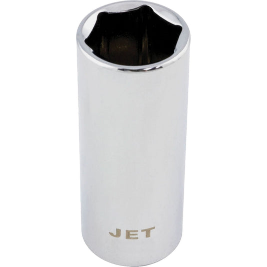 Chrome Socket, 17 mm, 3/8" Drive, 6 Points, Deep