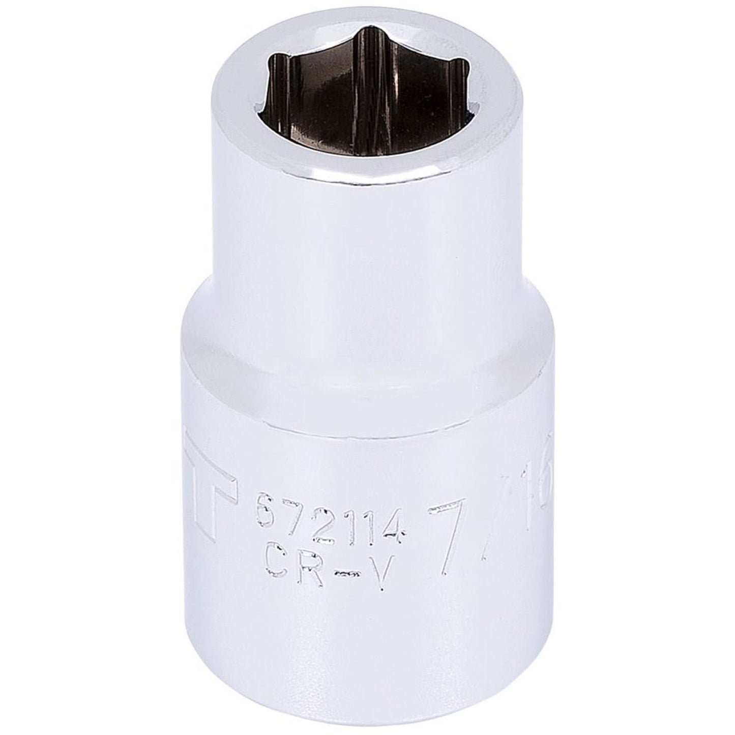 Socket, 7/16", 1/2" Drive, 6 Points