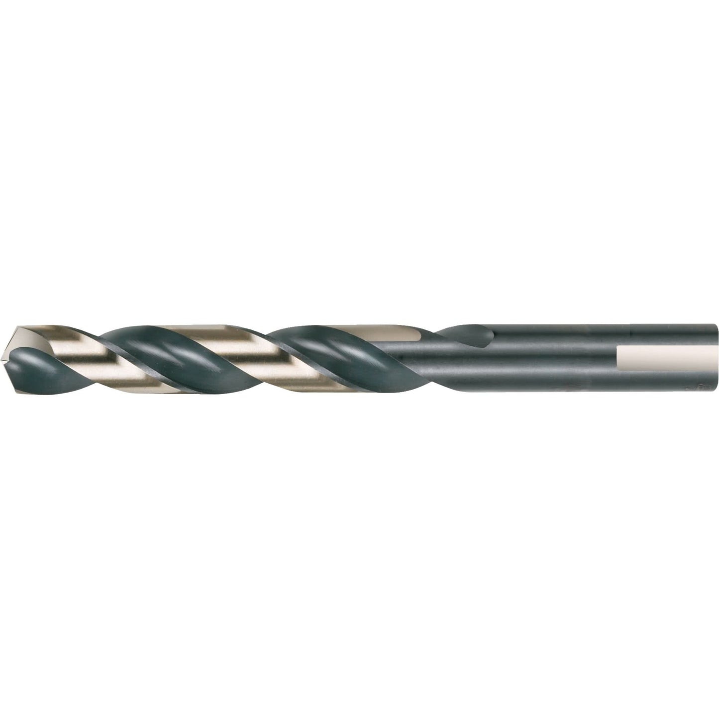 Split Point Jobber Drills with 3-Flat Shank, High Speed Steel, 9/32", 4-1/4" L, 2-15/16" Flute, 135° Point Angle