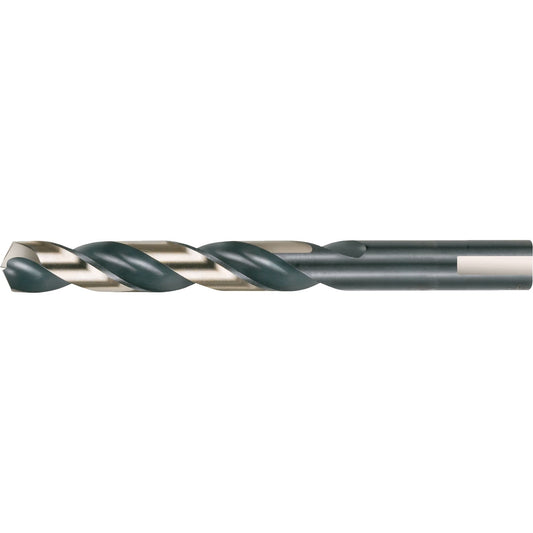 Split Point Jobber Drills with 3-Flat Shank, High Speed Steel, 9/32", 4-1/4" L, 2-15/16" Flute, 135° Point Angle