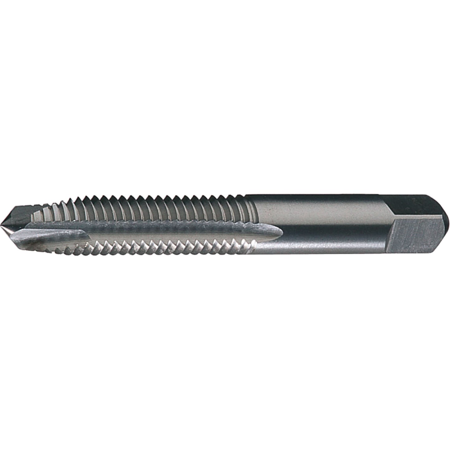 Spiral Point Taps, HSS, Bright Finish, High Speed Steel, 1/4"-20 Thread, 2-1/2" L