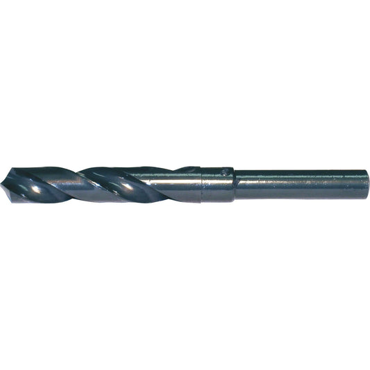 1/2" Reduced Shank Drill Bit, 19/32", High Speed Steel, 3-1/8" Flute, 118° Point