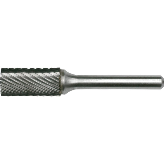 Solid Carbide Burrs - Cylinder Shape with No End Cut, SA-43, 1/8" Dia., 1/8" Shank