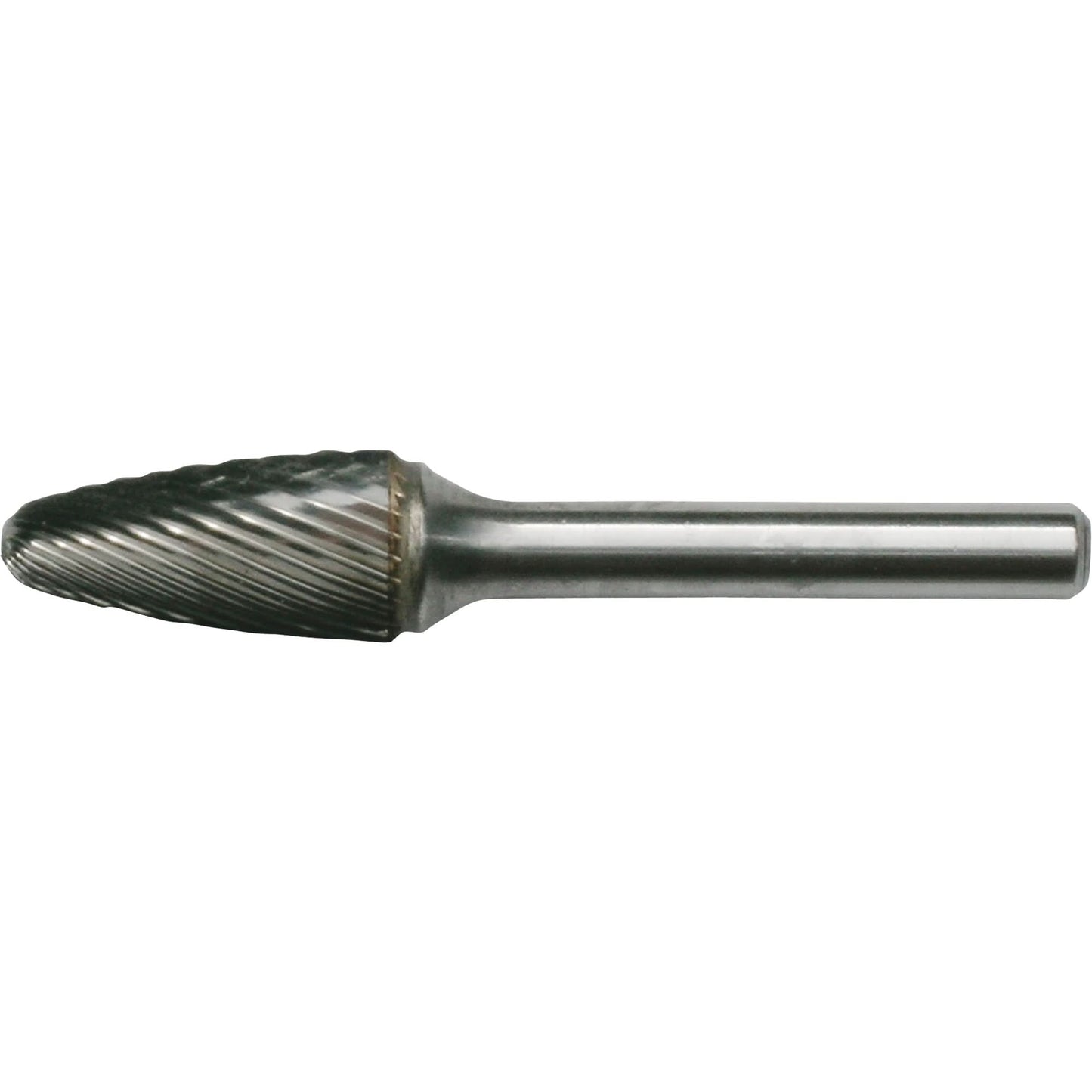 Solid Carbide Burrs - Tree Shape with Ball Nose, SF-51, 6.35 mm Dia., 12.7 mm Depth of Cut