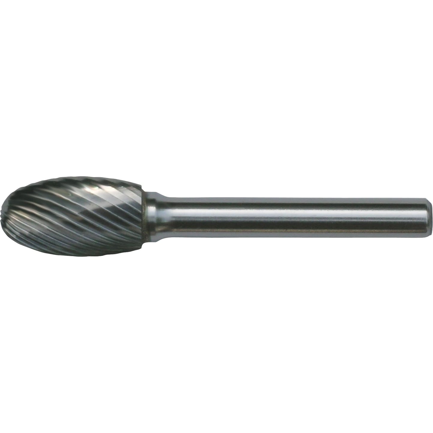 Solid Carbide Burrs - Oval Shape, SE-3, 3/8" Dia., 1/4" Shank, 5/8" Depth of Cut