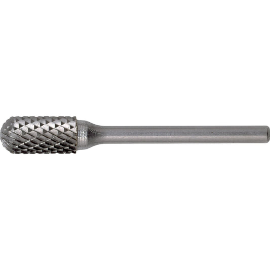 Solid Carbide Burrs - Cylinder Shape with Ball Nose, SC-42, 1/8" Dia., 9/16" Depth of Cut
