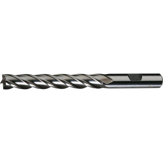 Single End Centre Cutting Square End Finishers , 7/16" Dia., 4 Flutes, Cobalt