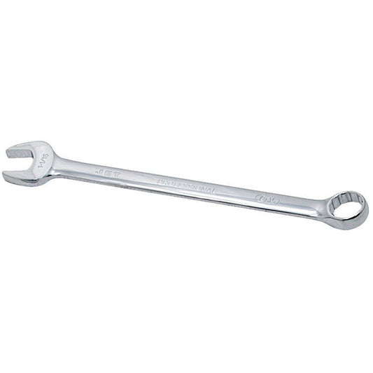 Long Pattern Fully Polished Combination Wrench, 1-1/16", Chrome Finish