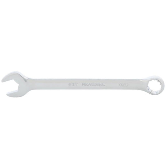 Long Pattern Fully Polished Combination Wrench, 10 mm, Chrome Finish