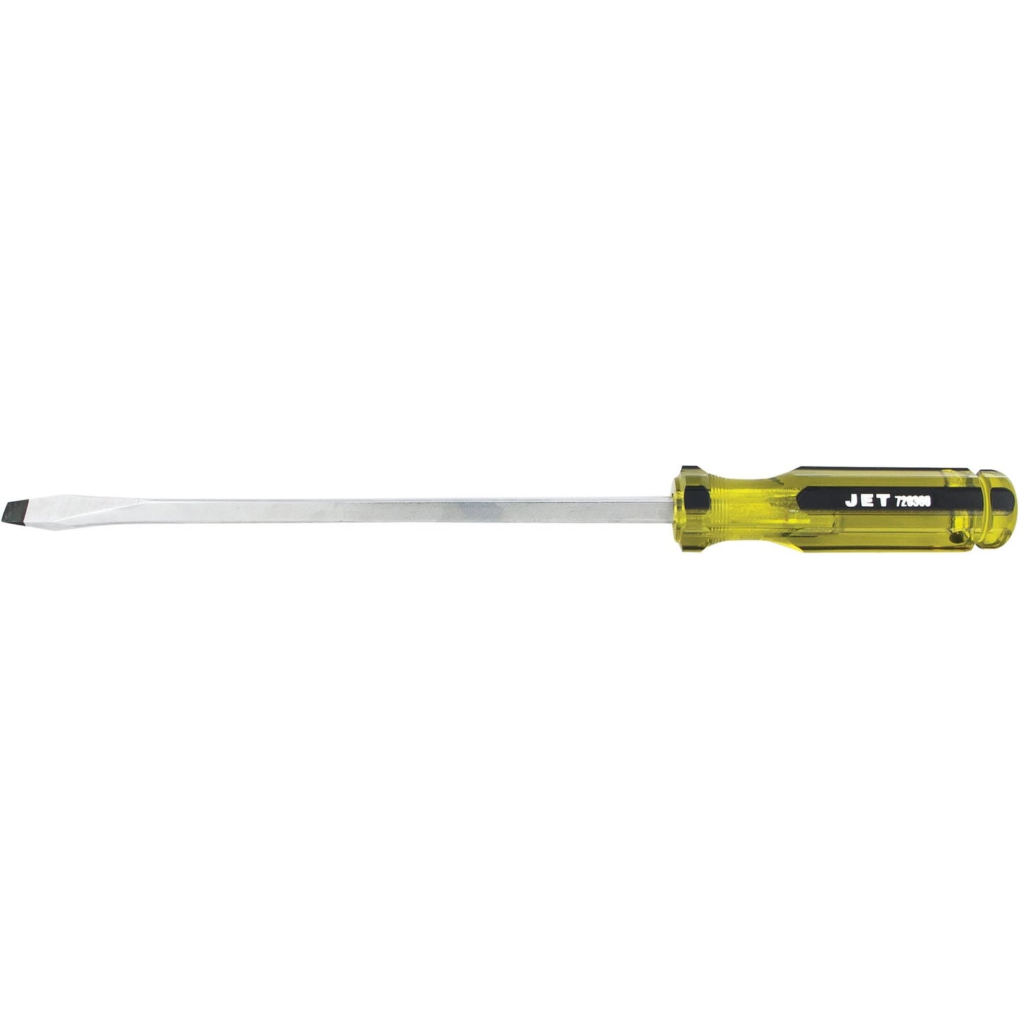 Slot Jumbo Handle Screwdriver, 3/8", 10" L, Plastic Handle