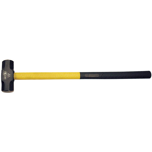 Heavy-Duty Sledge Hammer, 6 lbs., 34", Fibreglass Handle