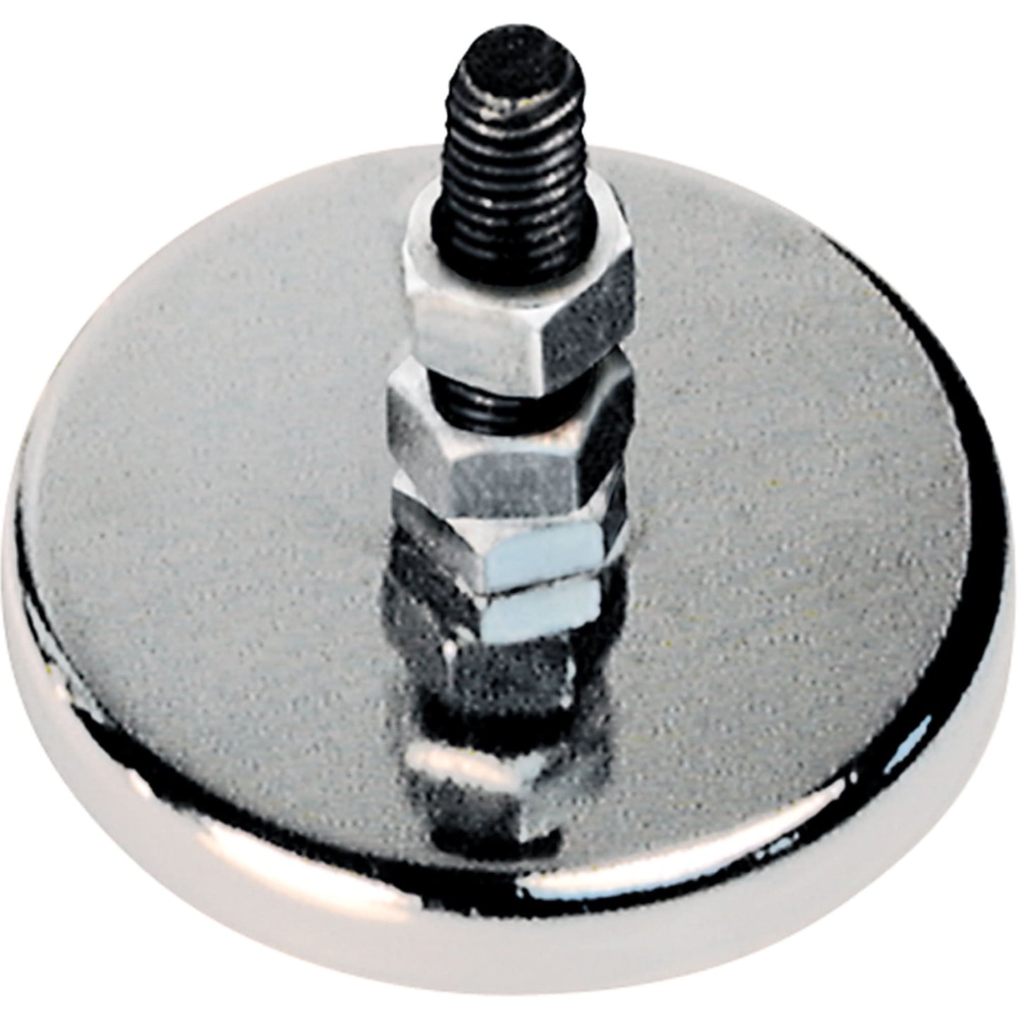Low Profile Cup Magnets, 2-1/4" Dia., 5 lbs. Pull