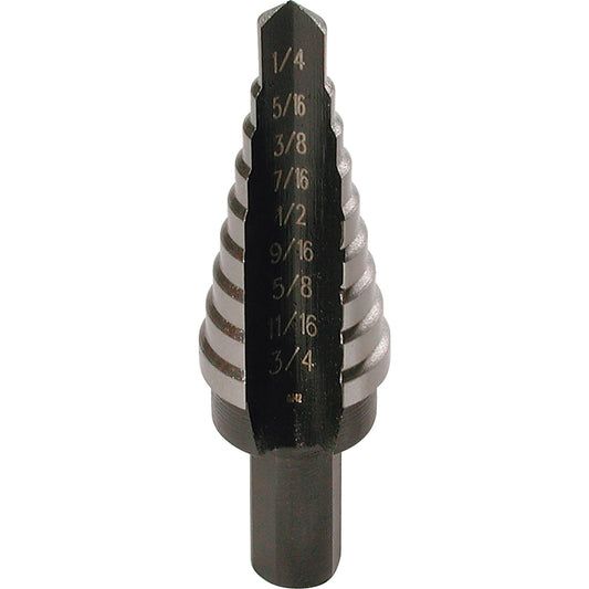 Step Drills, 1/16" Increments
