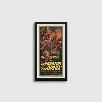 The Phantom of the Opera | Vintage Movie Poster (available handframed or unframed) 2x1