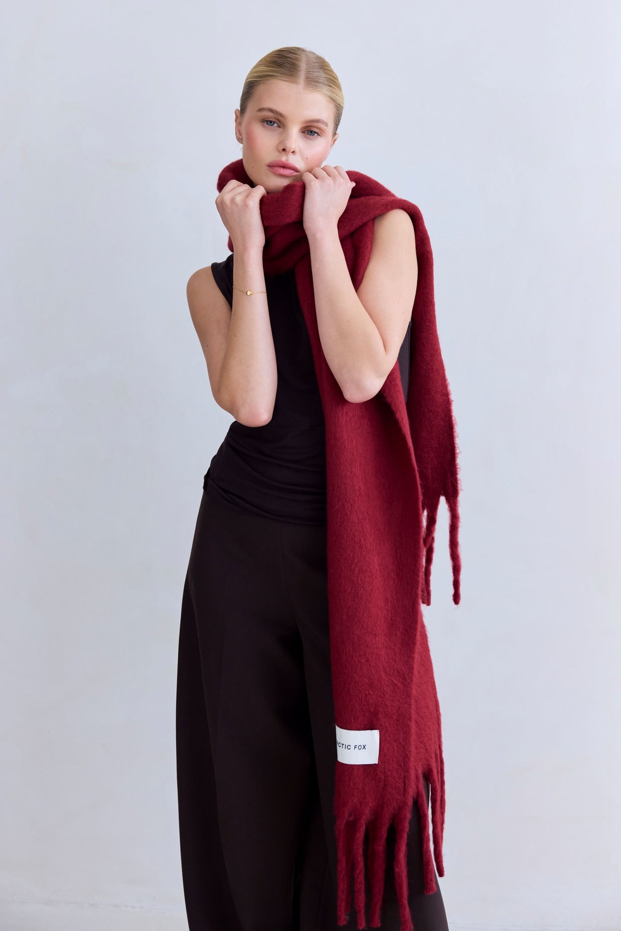 The Reykjavik Scarf – Burgundy