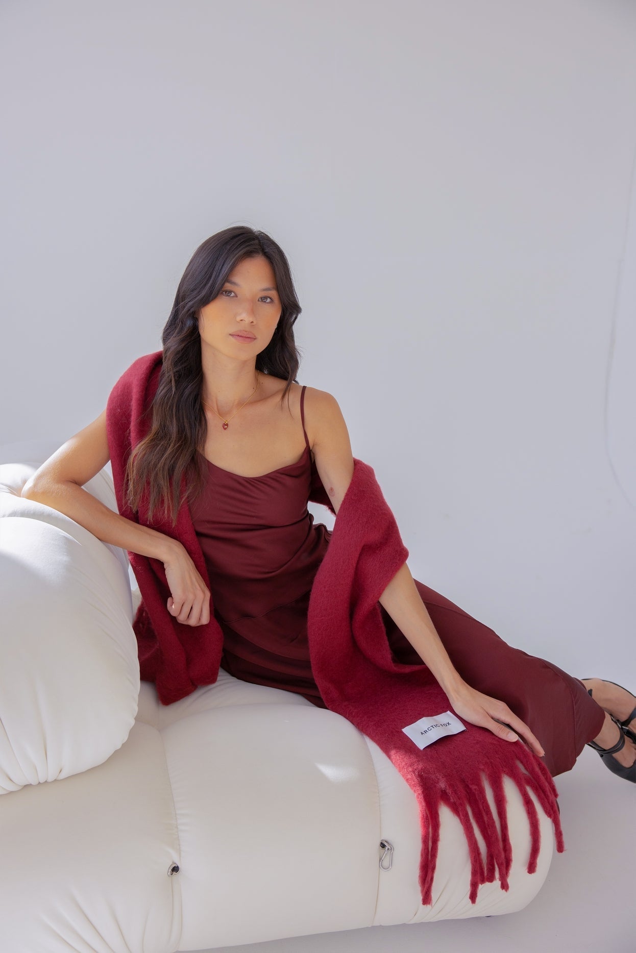 The Reykjavik Scarf – Burgundy