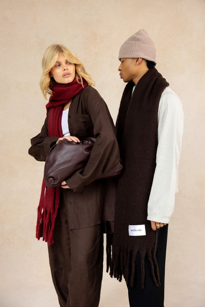 The Reykjavik Scarf – Burgundy