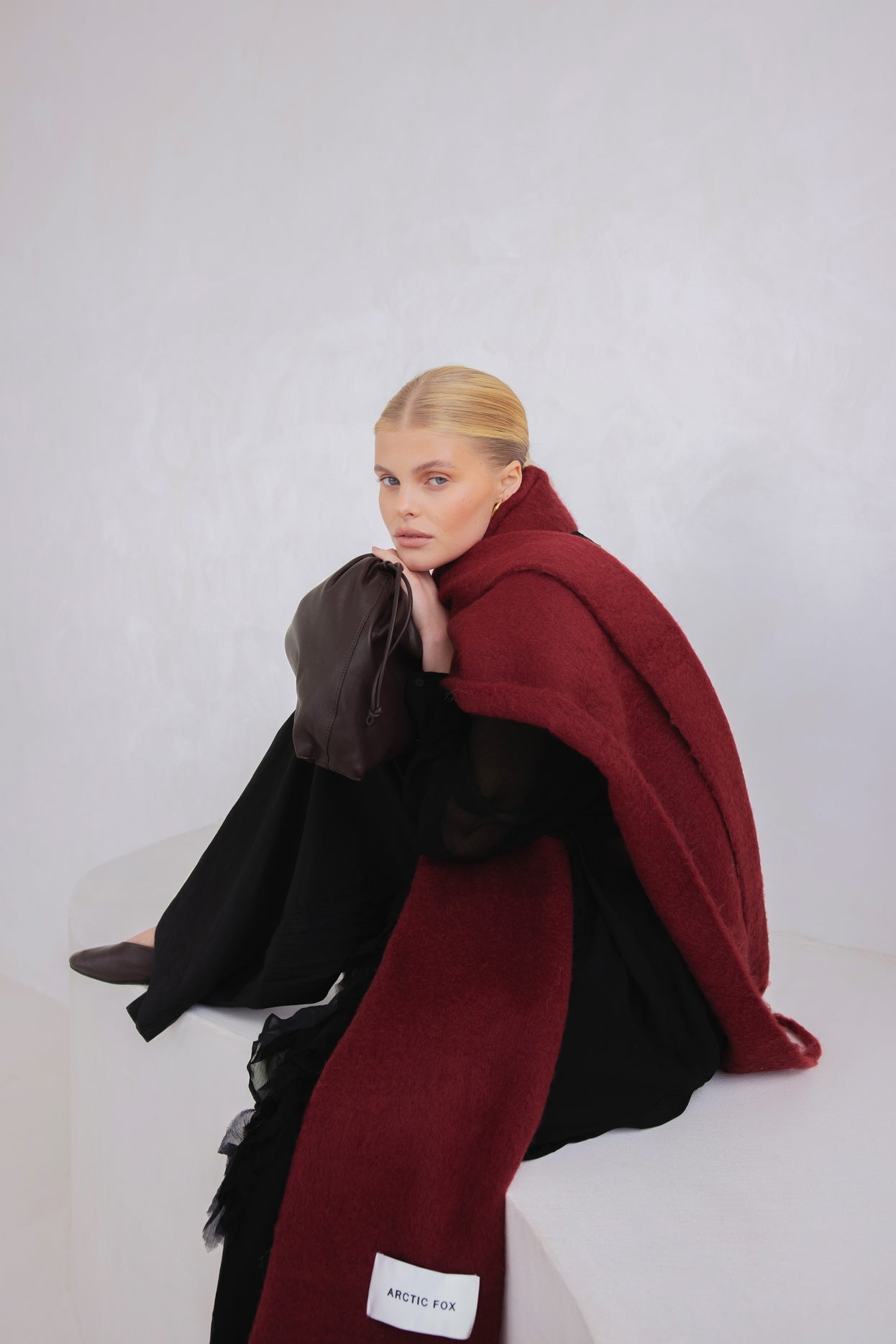 The Reykjavik Scarf – Burgundy