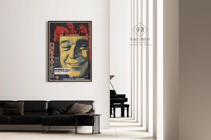 The Traitor | Striking Soviet Film Poster with Highlight | Vintage Movie Print (available handframed or unframed)
