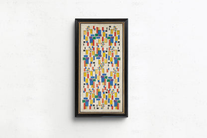 Impression d'art abstrait de Theo van Doesburg : Giclée moderne du milieu du siècle