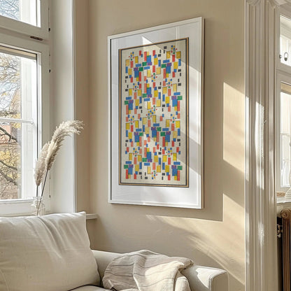 Impression d'art abstrait de Theo van Doesburg : Giclée moderne du milieu du siècle