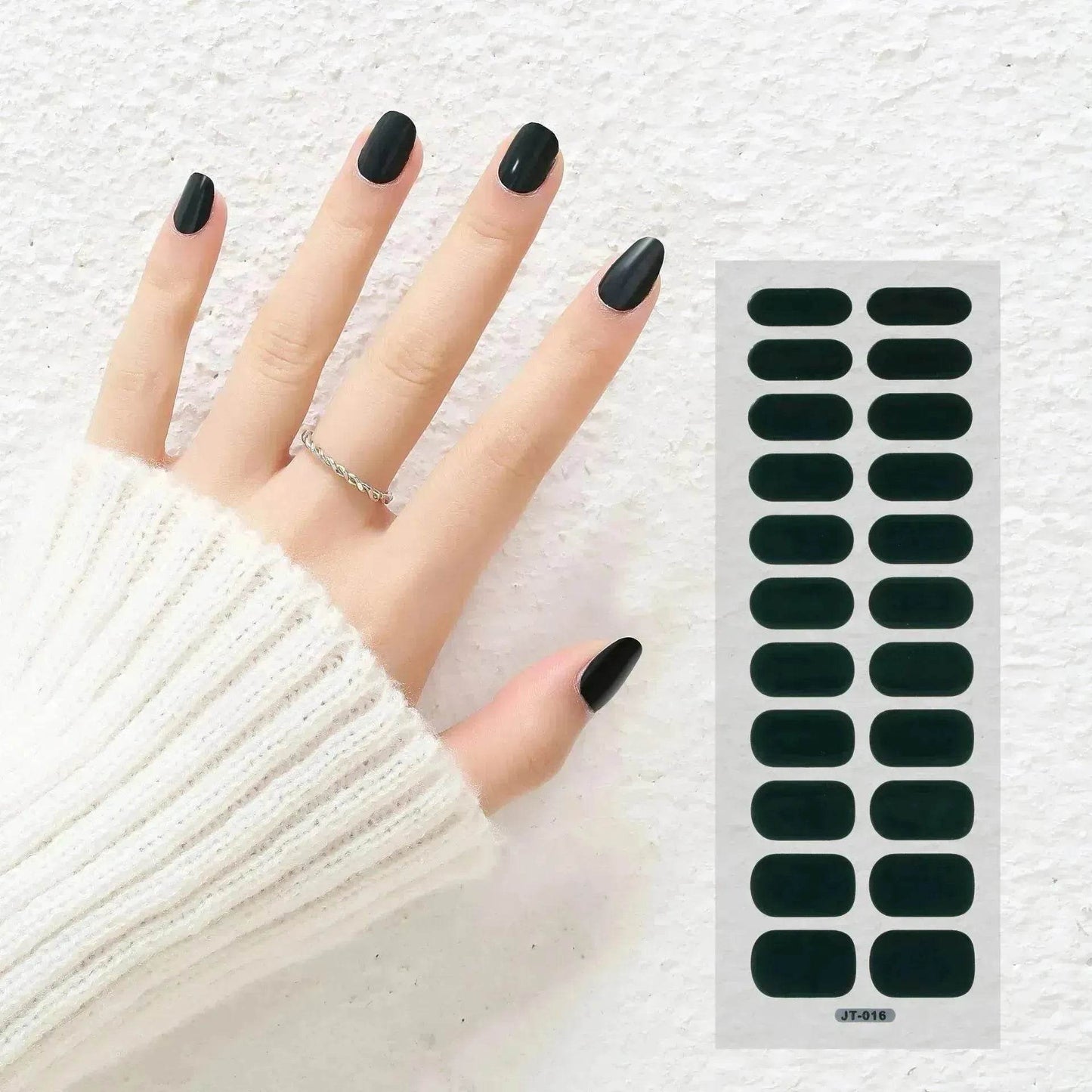 Thermal Semi-curing Nail Beauty Full Stickers Phototherapy Gel Semi Cured Gel Nail Sticker