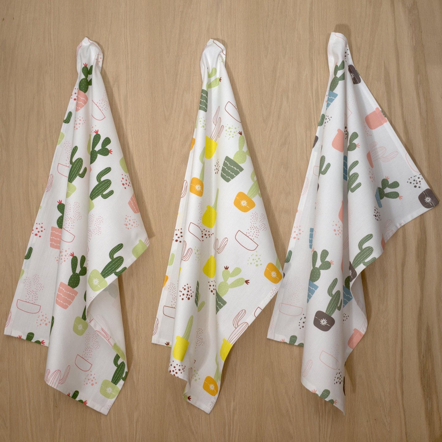 It's a Thorny Issue: 3 Colorful Cacti Towels