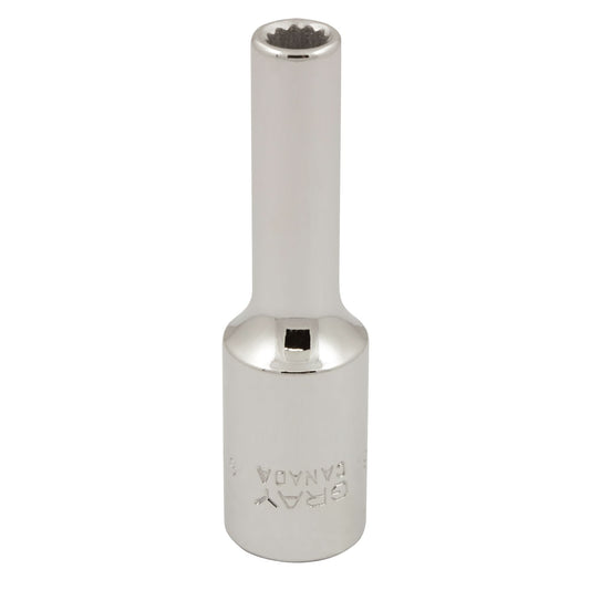 Socket, 19 mm, 3/8" Drive, 12 Points, Deep
