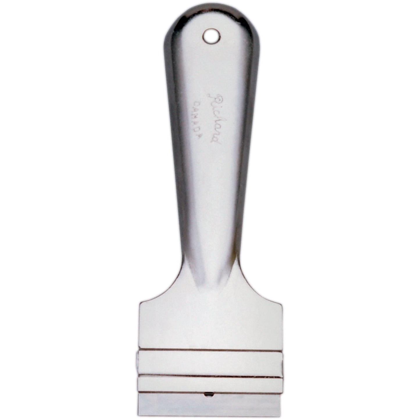 Razor Scrapers, High-Carbon Steel Blade, 1-1/2" Wide, Metal Handle