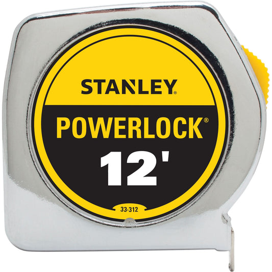 PowerLock® Tape Measure, 3/4" x 12', Imperial Graduations