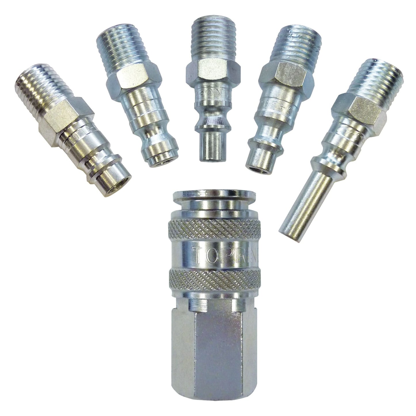 Unimax Universal 5-in-1 Coupler, Nickel Plated Steel