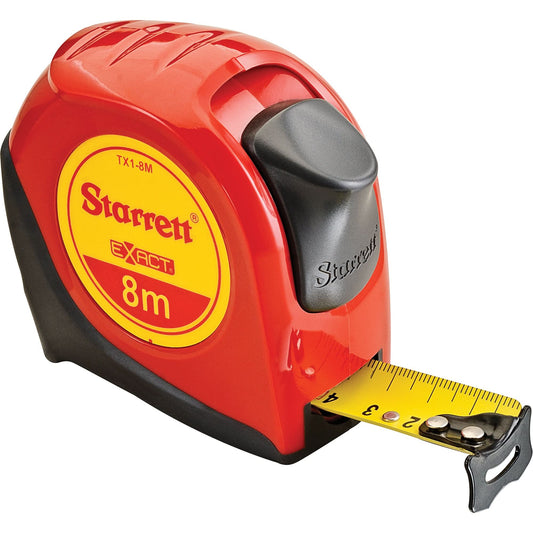 Long Measuring Tape , 1" x 8 m, Millimetres Graduations
