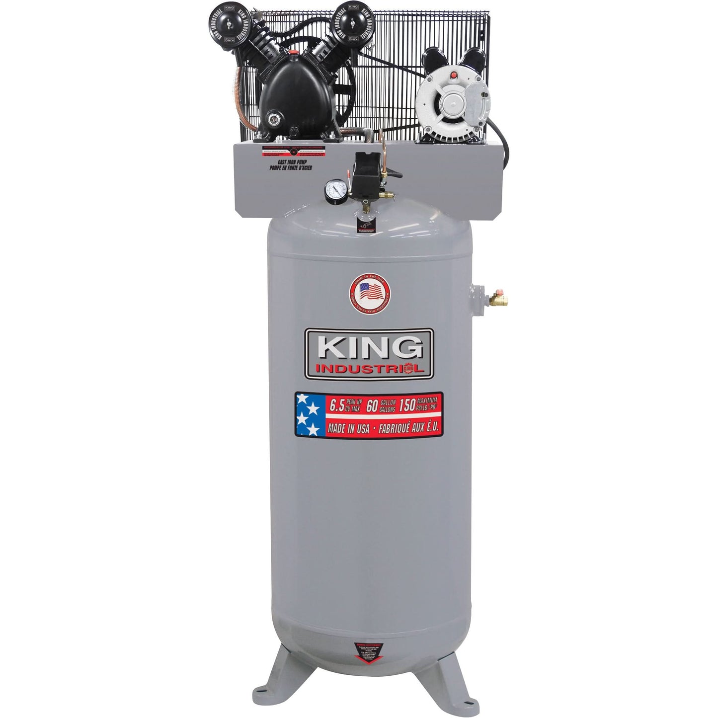 Industrial Compressors, 50 Gal. (60 US Gal)