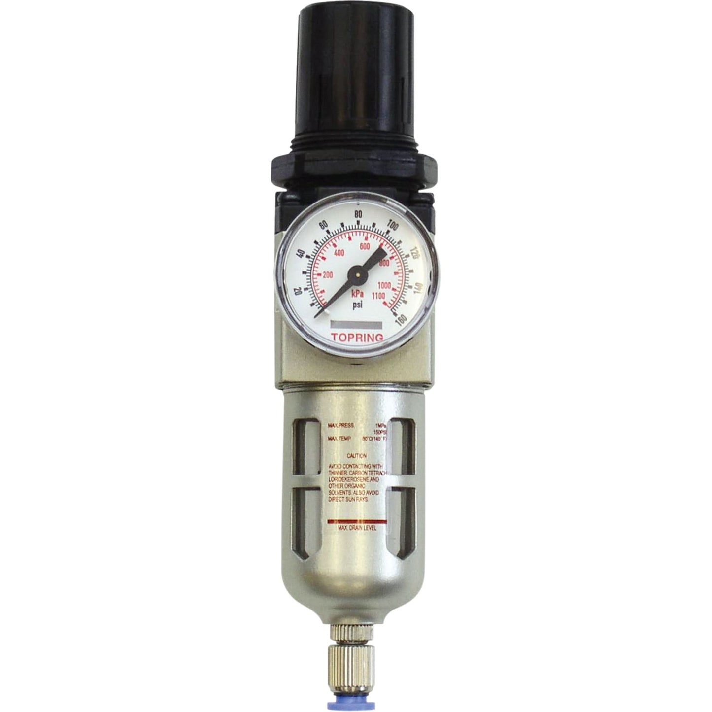 Modular Filter/Regulator, 1/2" NPTF, 150 PSI, 1.6 fl.oz. Capacity