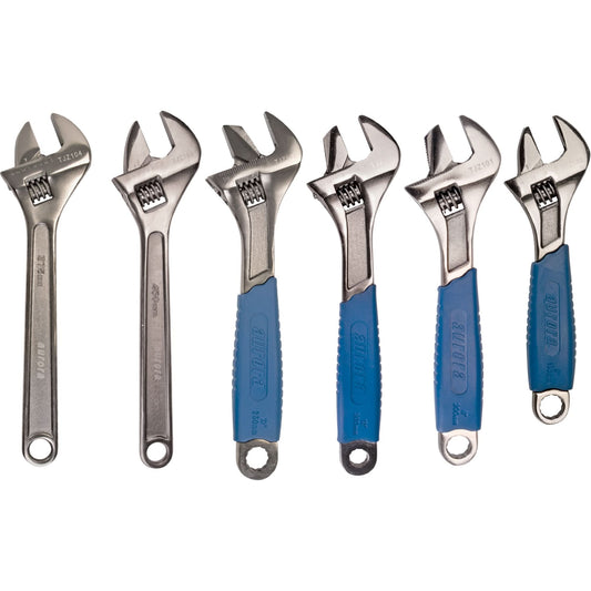 Wrench Set, Adjustable, 6 Pieces, Imperial