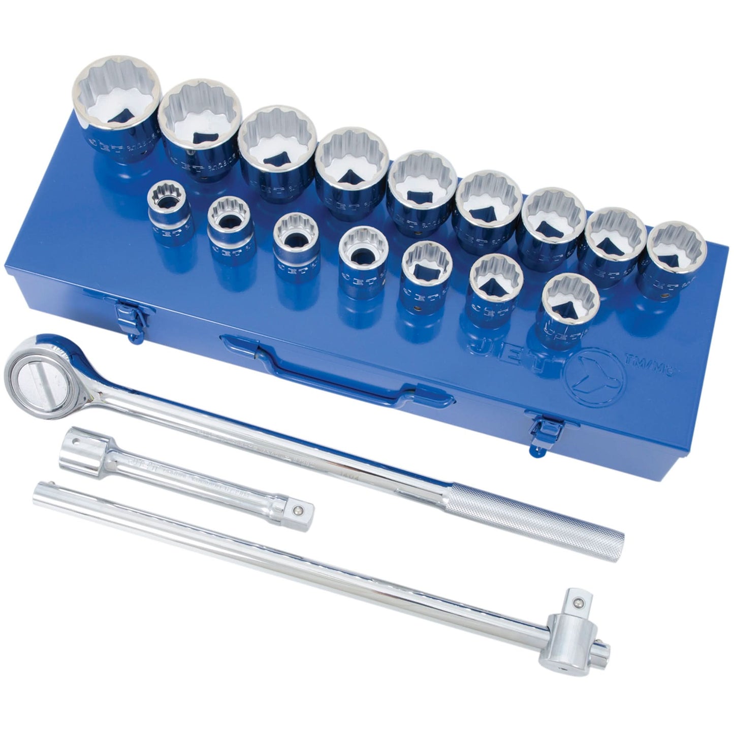SW7521 12-Point SAE Socket & Socket Wrench Set, 21 Pcs, 3/4" Drive Size