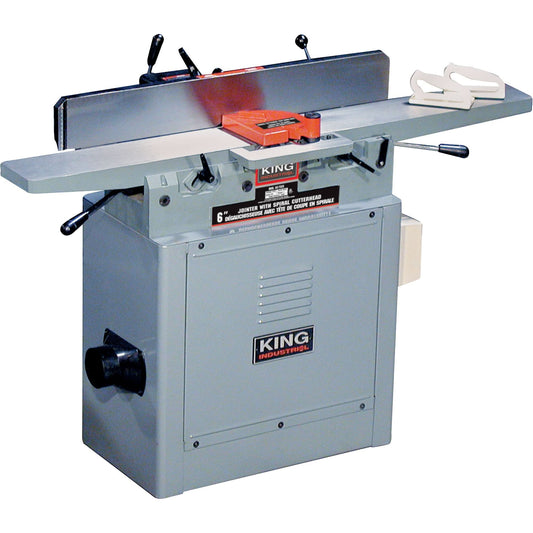 6" Industrial Jointers- Spiral cutterhead