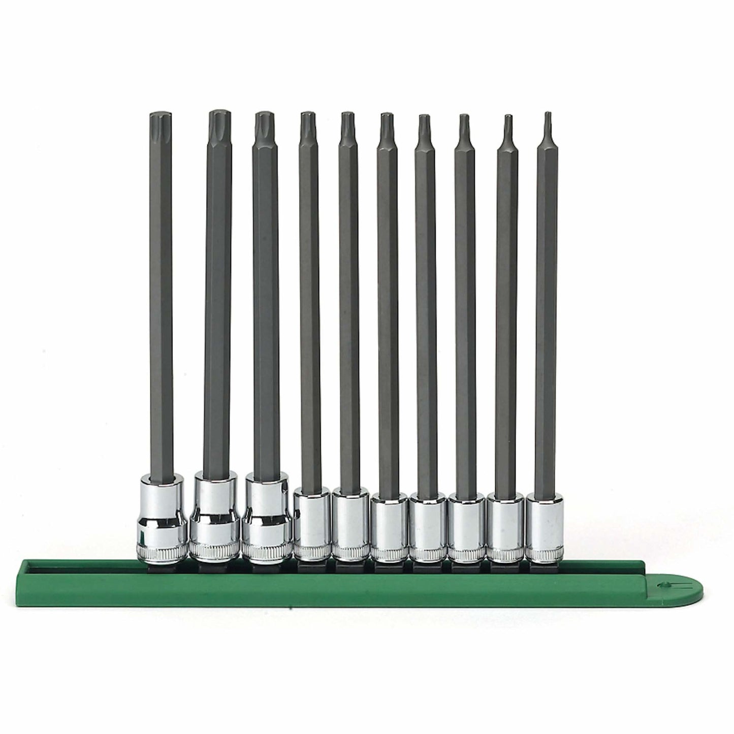 Long Bit Socket Set, Torx®, 1/4"/3/8" Drive, 10 Pcs
