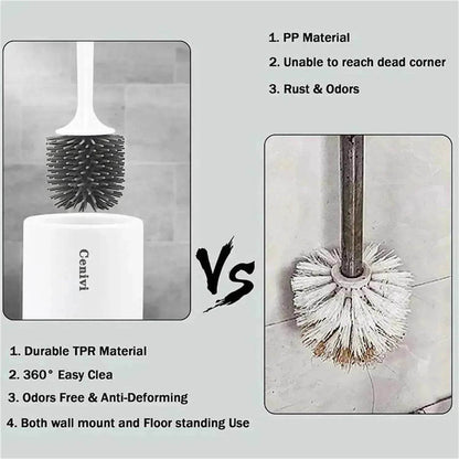 Toilet Spray Cleaner Home Fashion Simple Toilet Cleaning Brush Set