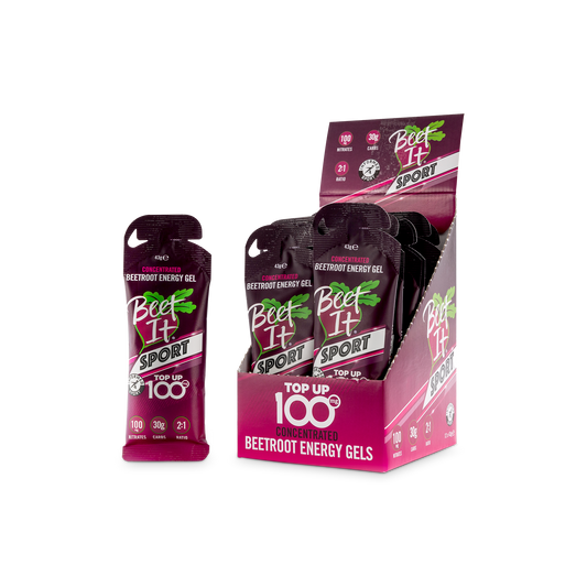 Beet It Sport Top Up 100 - Boîte de 12 Gels Énergétiques