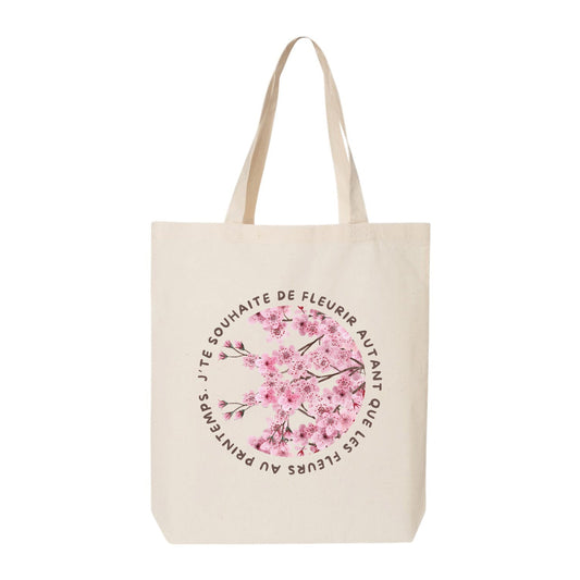 Sac fourre-tout imprimé Fleurir