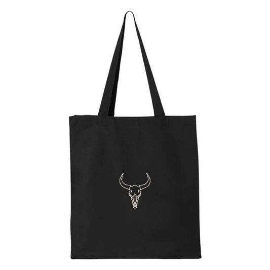 Sac fourre-tout Tête de mort brodée